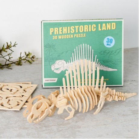 Διμετρόδοντας 3D ξύλινο πάζλ